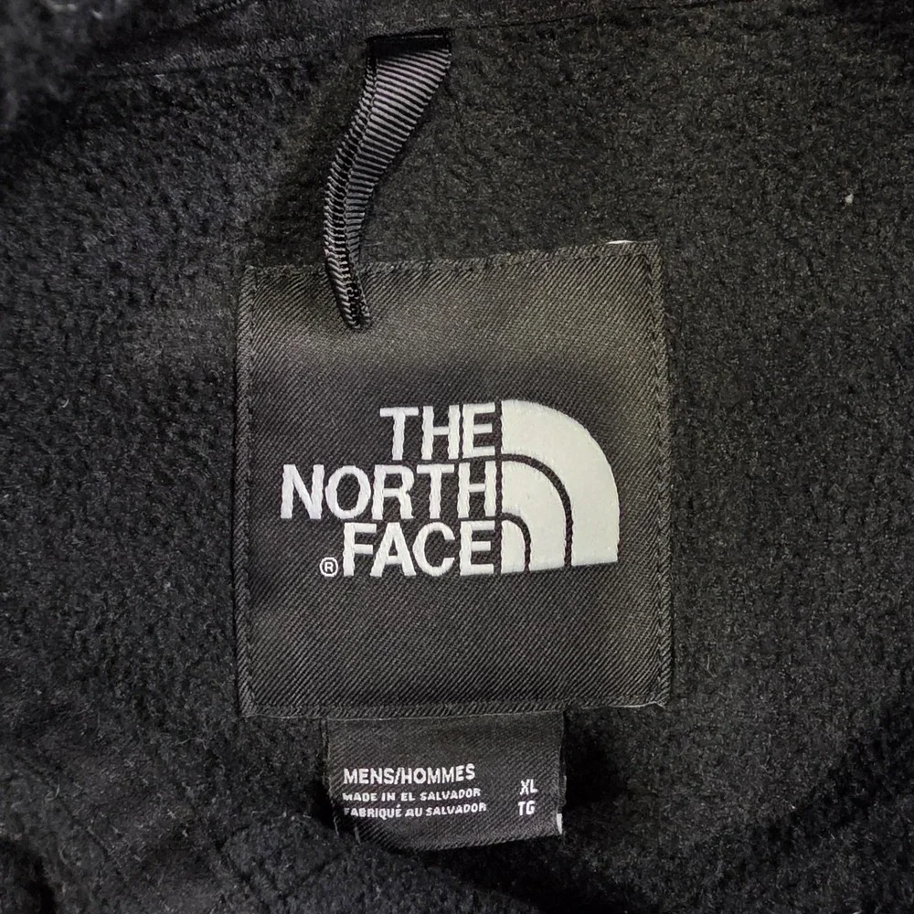 The North Face Denali Jacket Mens XL Black Fleece Nylon Full Zip Windbreaker‎